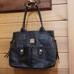 Dooney & Bourke black leather bag